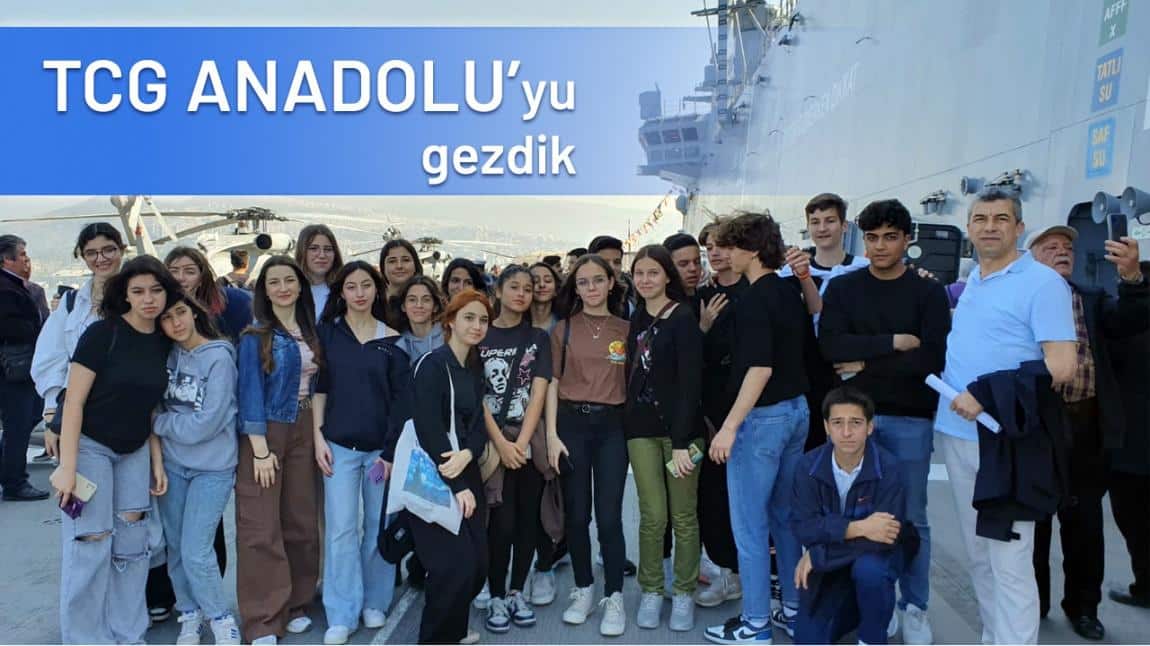 TCG Anadolu'yu İzmir Limanında Ziyaret Ettik